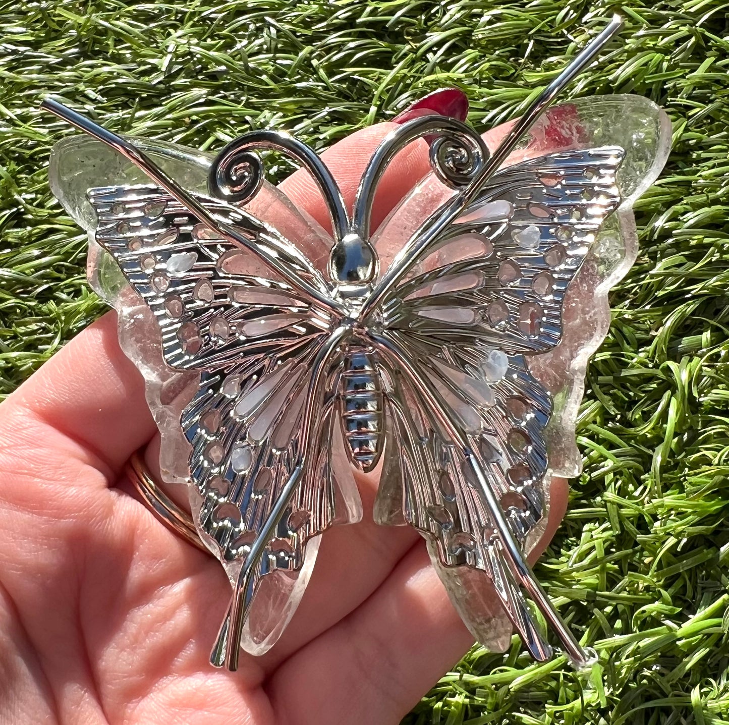 Crystal butterflies