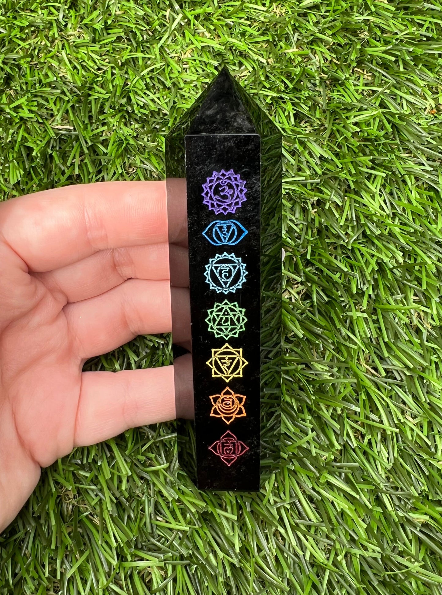 Obsidian chakra point