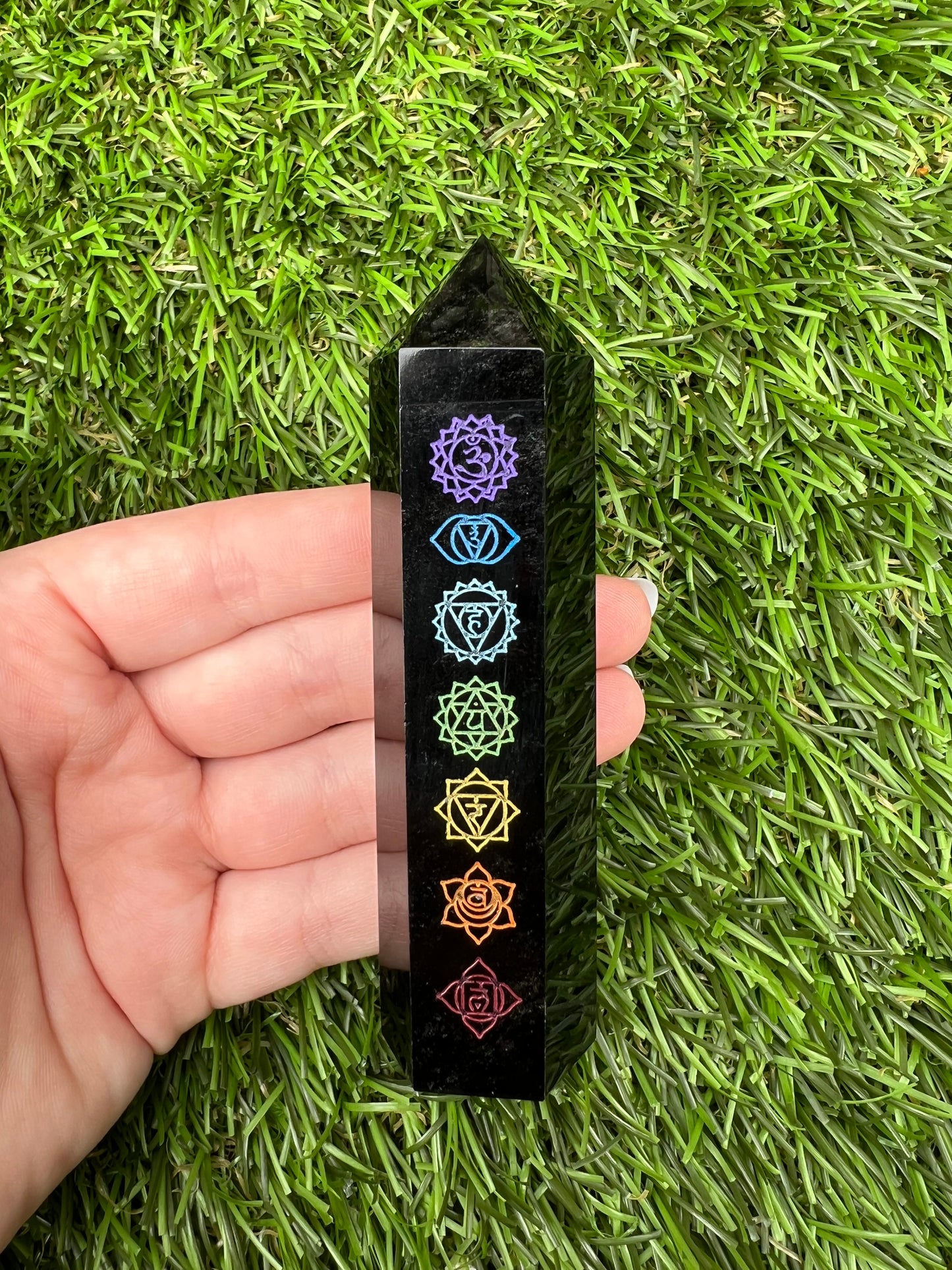 Obsidian chakra point
