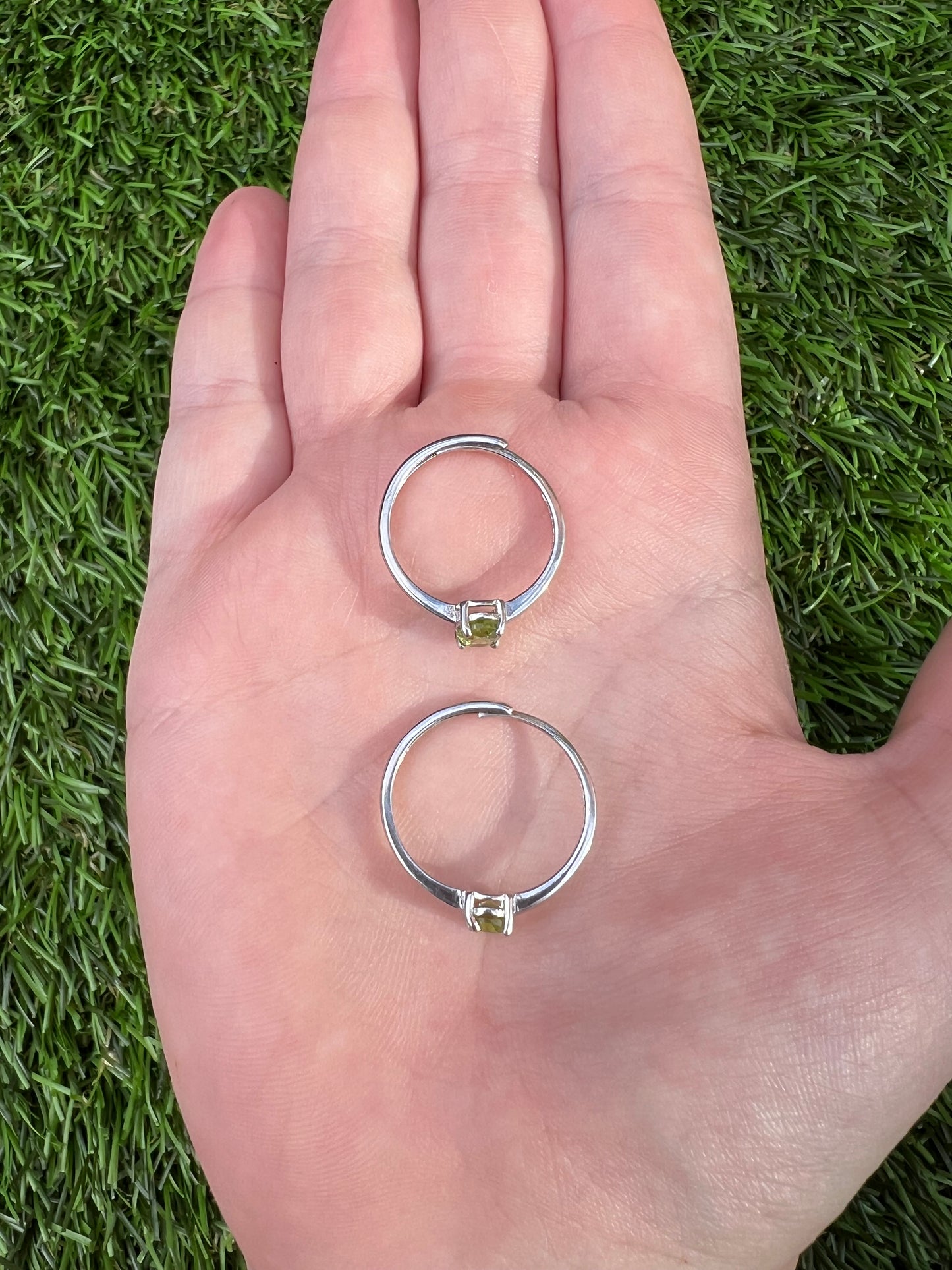 High quality peridot rings