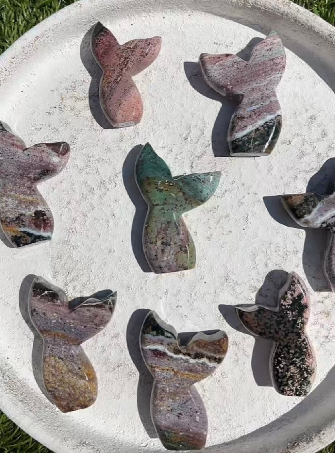 Ocean jasper mermaid tails