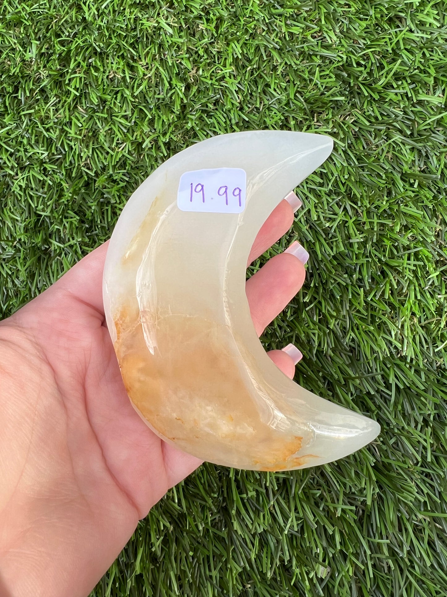 Onyx calcite moon