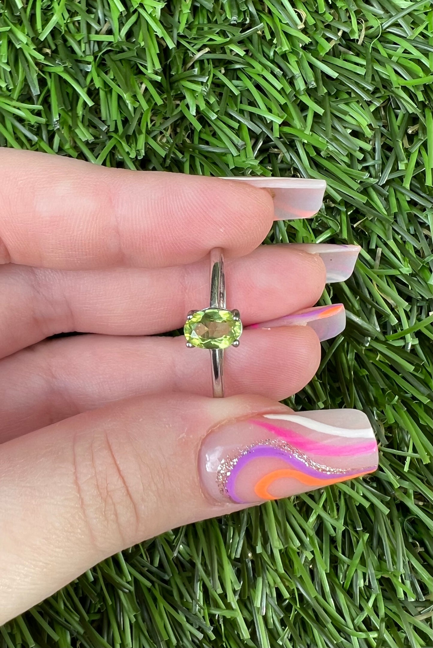 High quality peridot rings