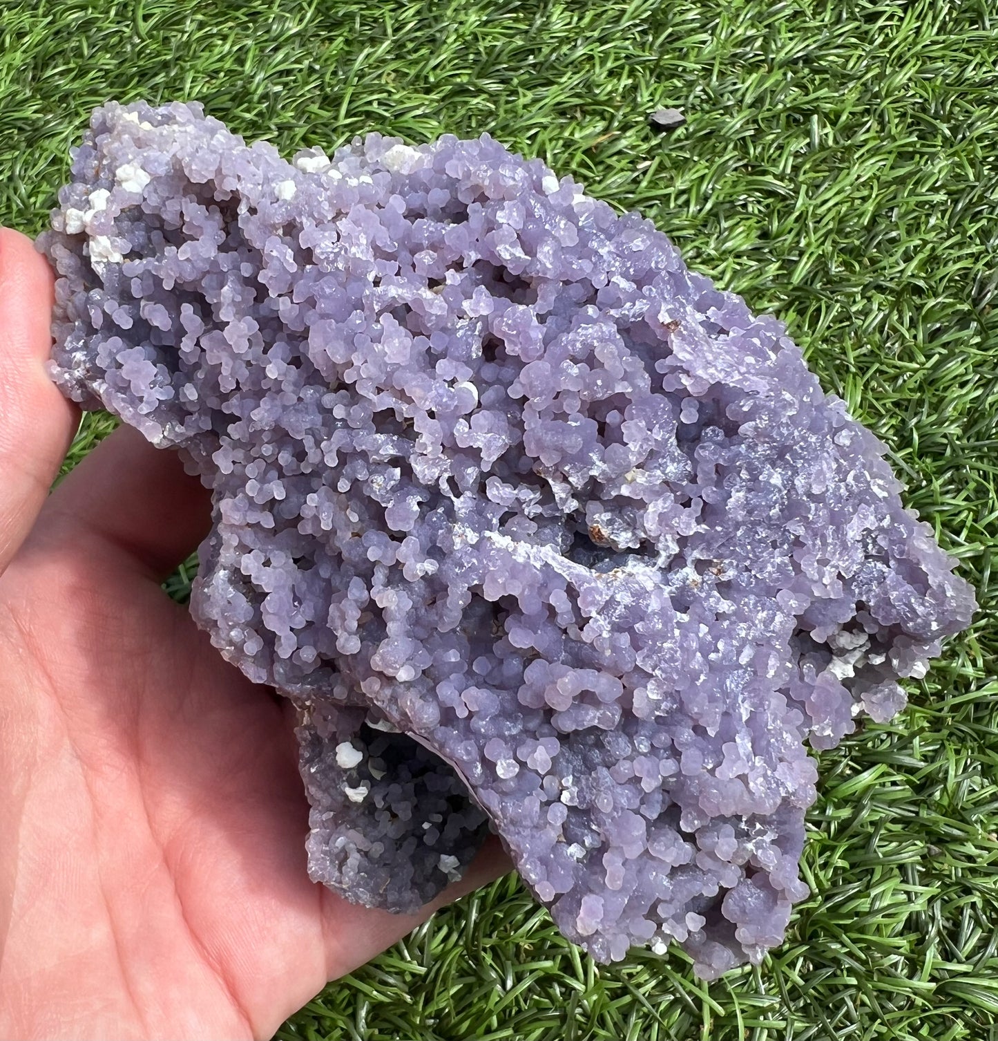 Grape agate specimen