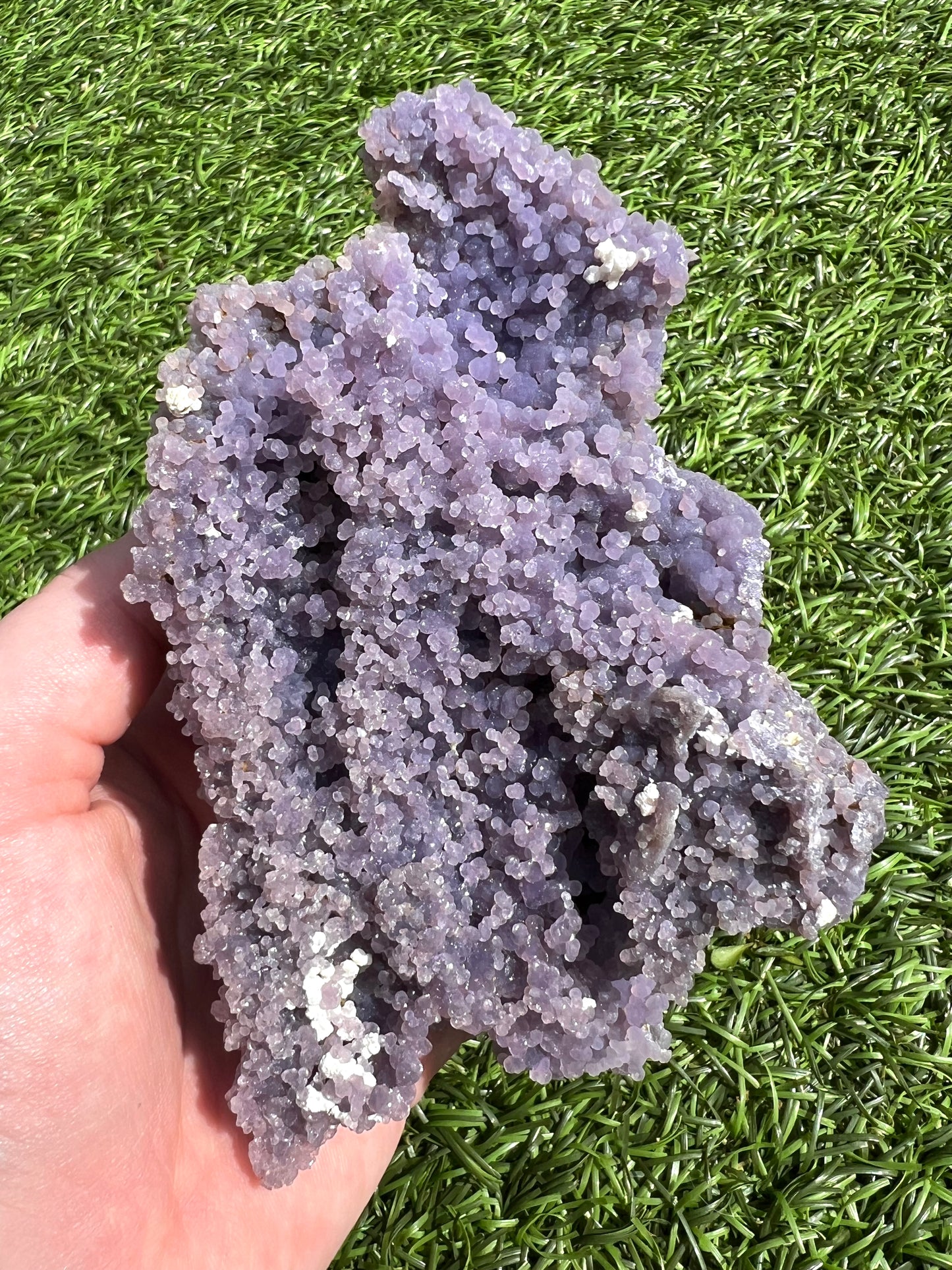 Grape agate specimen