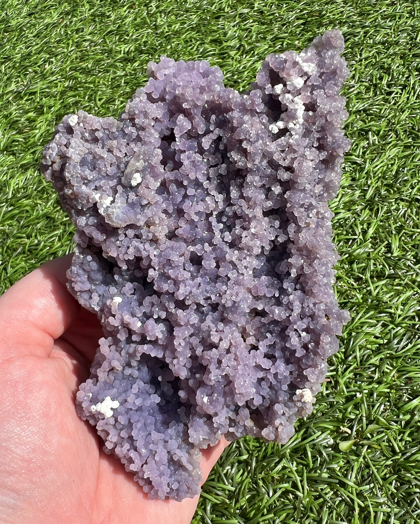 Grape agate specimen