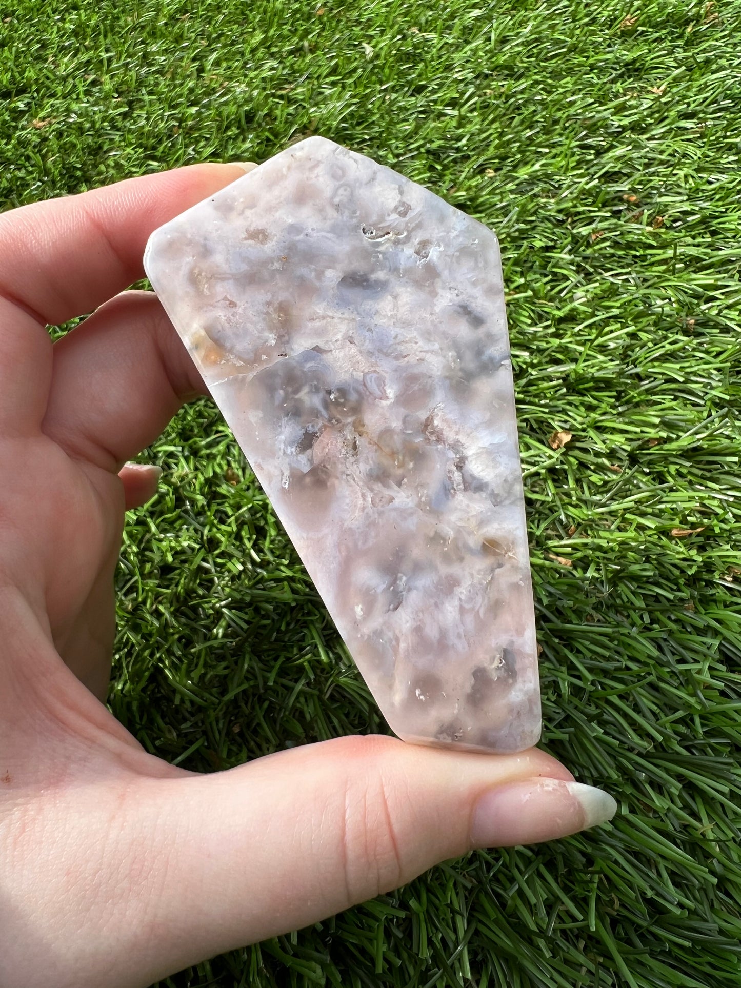 Flower agate free forms