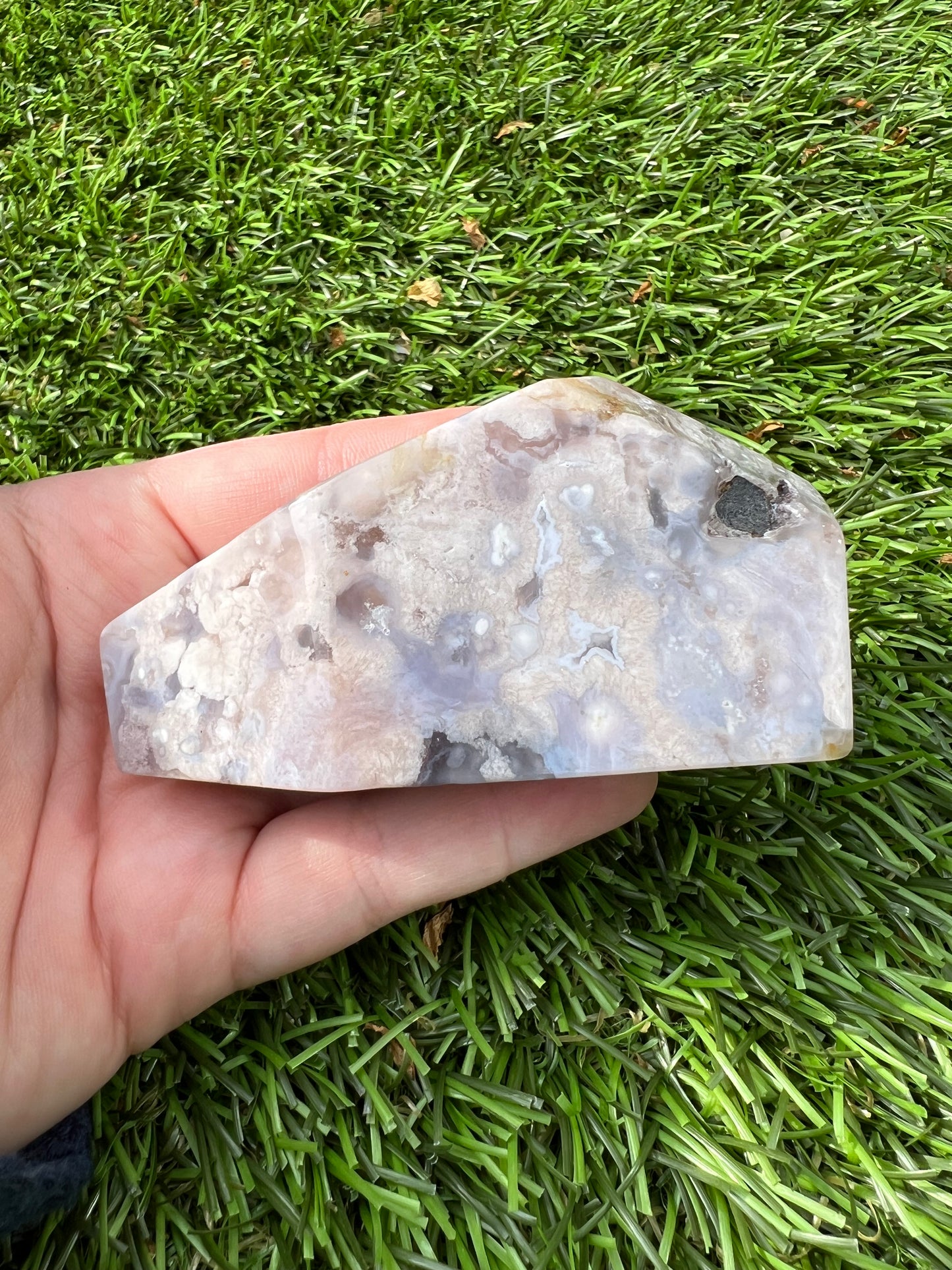 Flower agate free forms