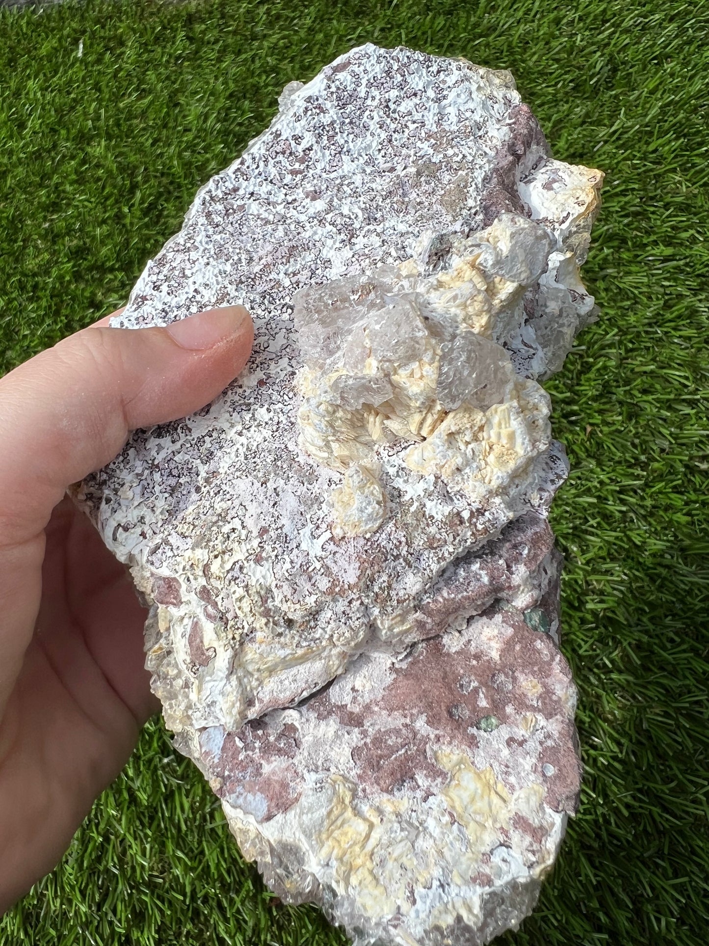 Flower amethyst cluster
