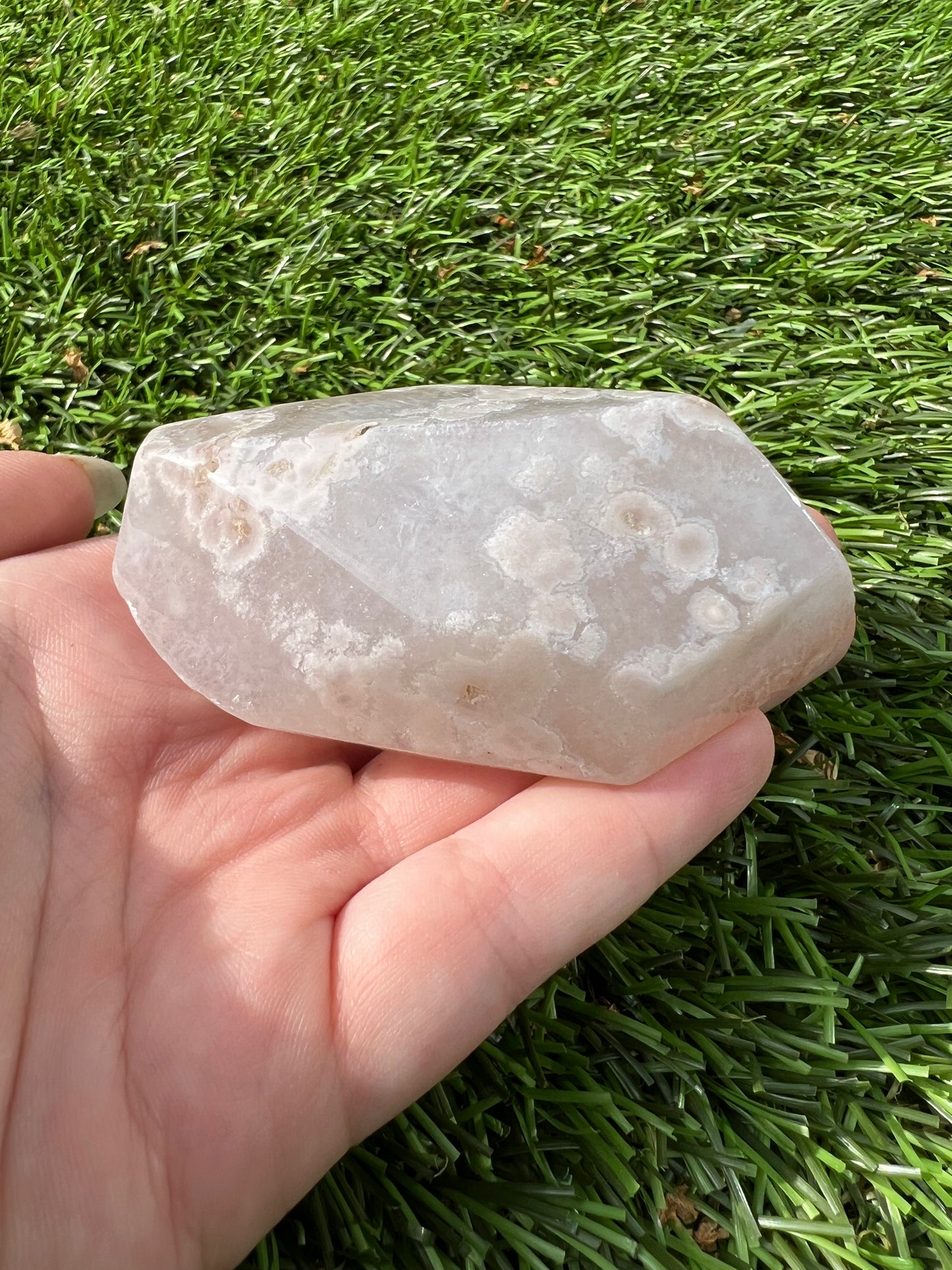 Flower agate free forms