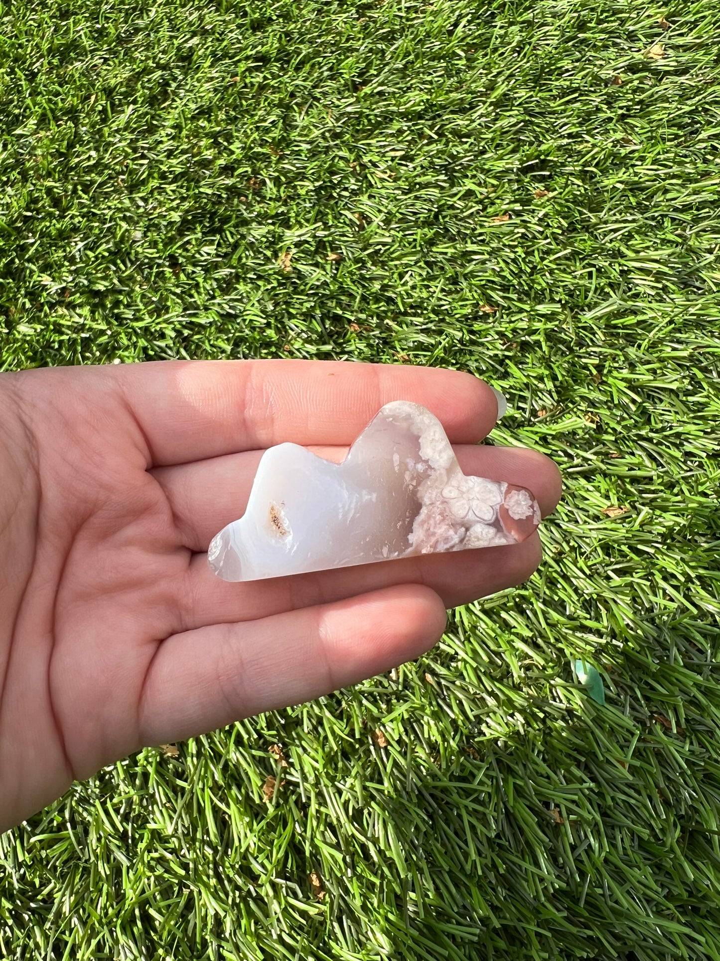 Flower agate clouds (self standing)