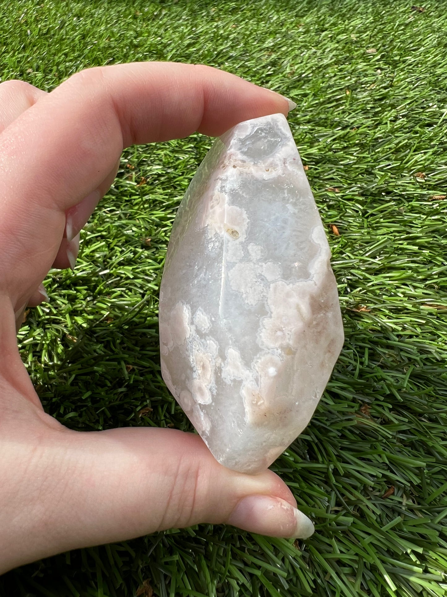 Flower agate free forms