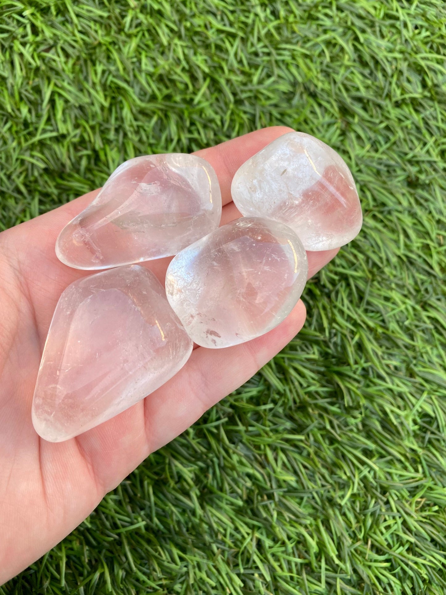 Clear Quartz Tumbles