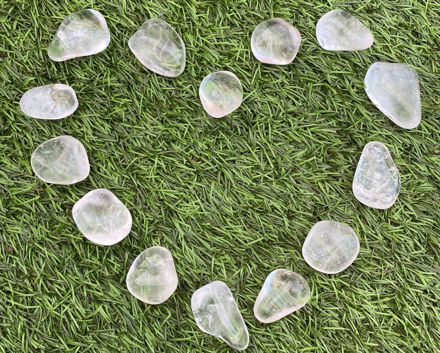 Clear Quartz Tumbles