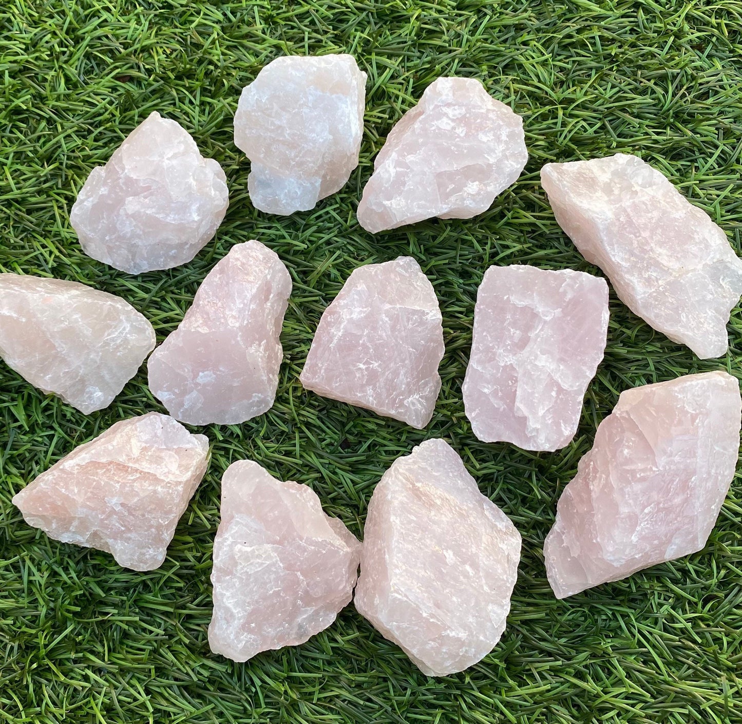 Rose Quartz chunks (medium, large)