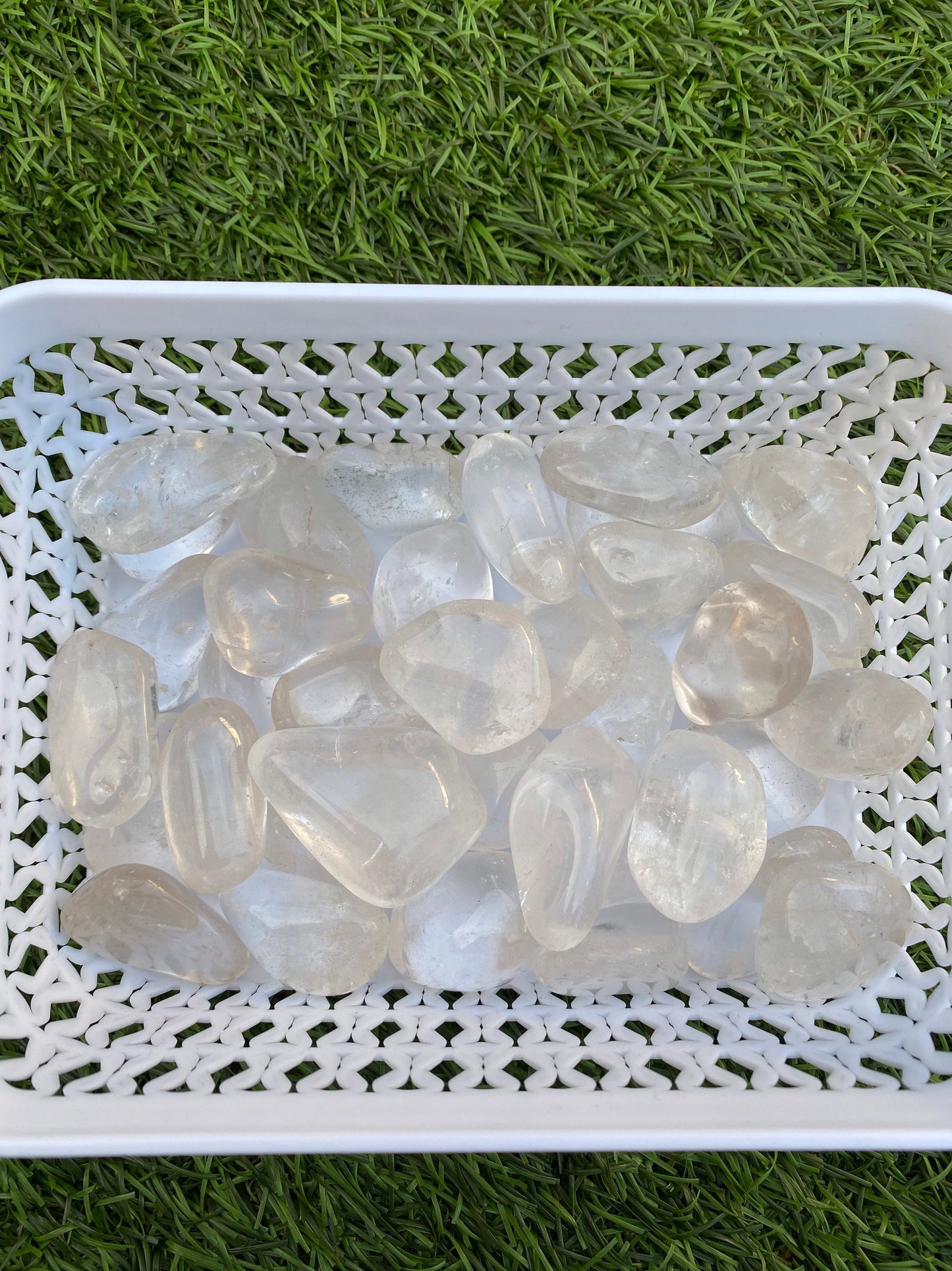Clear Quartz Tumbles