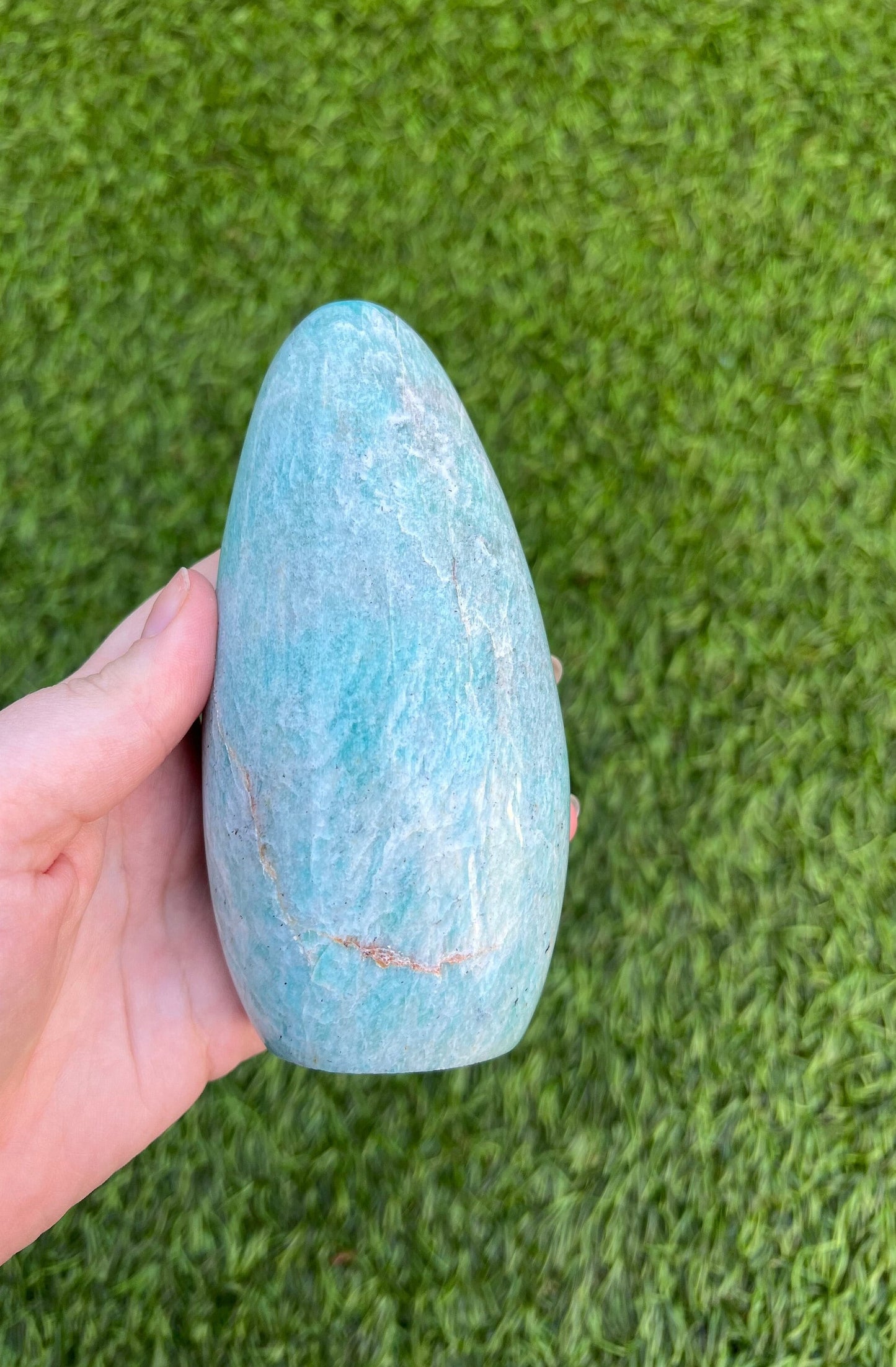 Free forms (polychrome Jasper, Septarian, Amazonite)