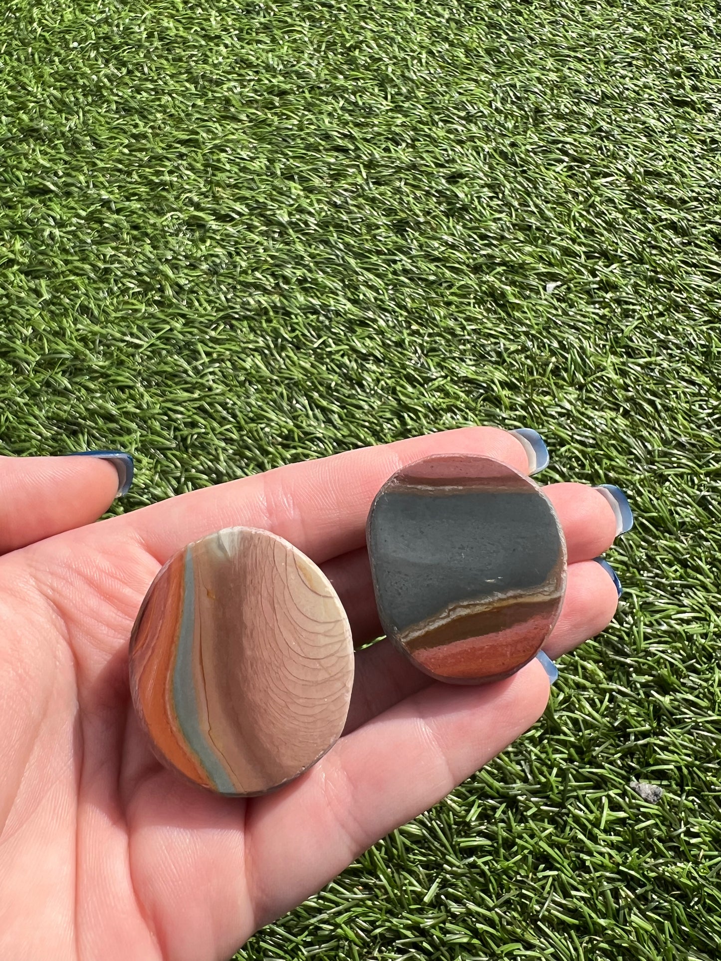 Polychrome jasper dragon eggs