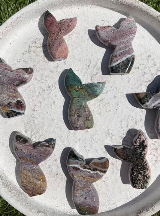 Ocean jasper mermaid tails
