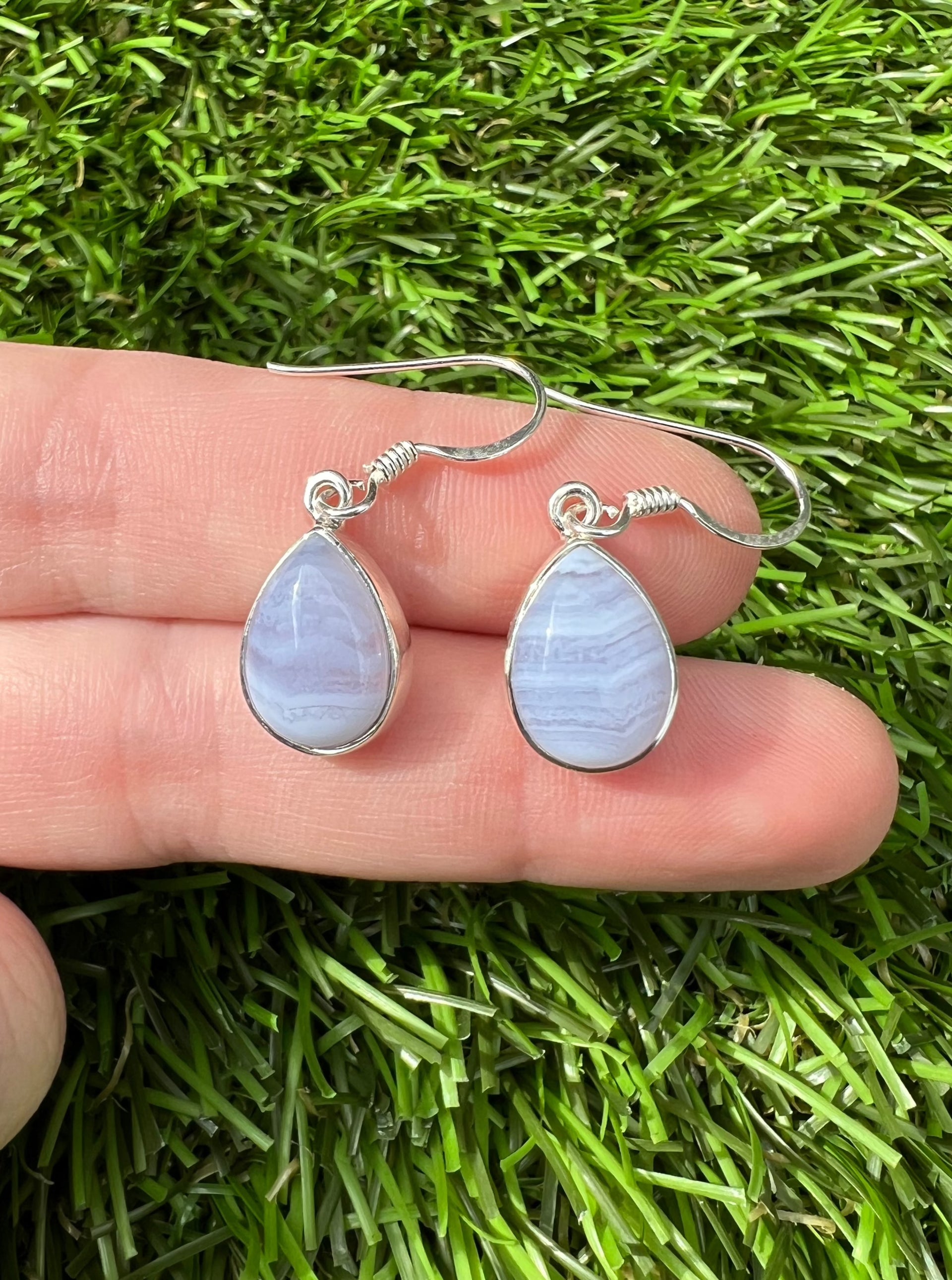 Blue Lace online Agate Earrings