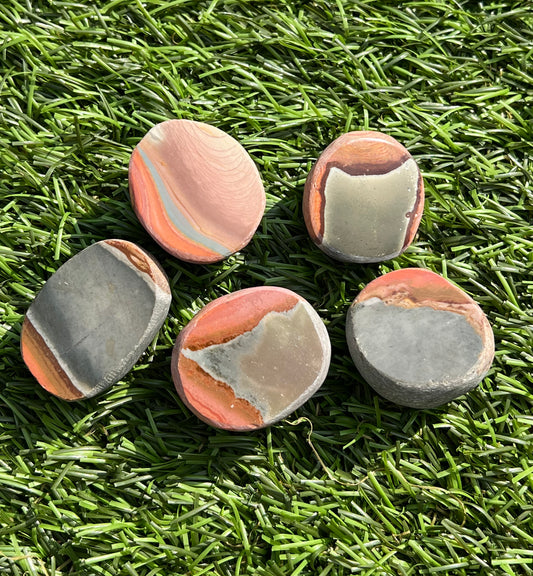 Polychrome jasper dragon eggs